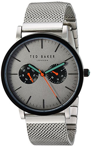 Ted Baker Men's 'Smart Casual' Quartz Stainless Steel Dress Watch, Color:Silver-Toned (Model: 10031187)