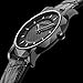 TOMORO Slim Eclipse Luxury Men Watch Japan Quartz Brass Case Leather Ultra Thin Black Casual Clock