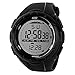 Gosasa Men's 3857548 Military Style Digital LCD Display Black Wrist Watch