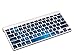 Herngee Blue Sky MacBook Keyboard Skin Sticker Decal Compatible with MacBook Pro 13 inch 15 inch with/Out Retina Display (Model: A1425/A1502/A1278/A1286/A1398)