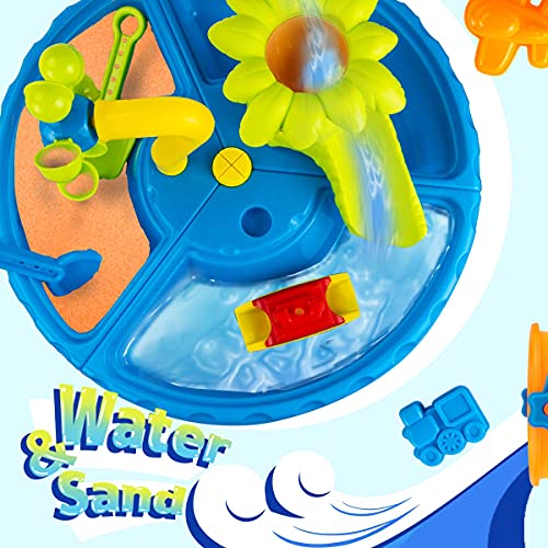 UNIH Water Table for Toddlers, Sand and Water Table Beach Toys Sand