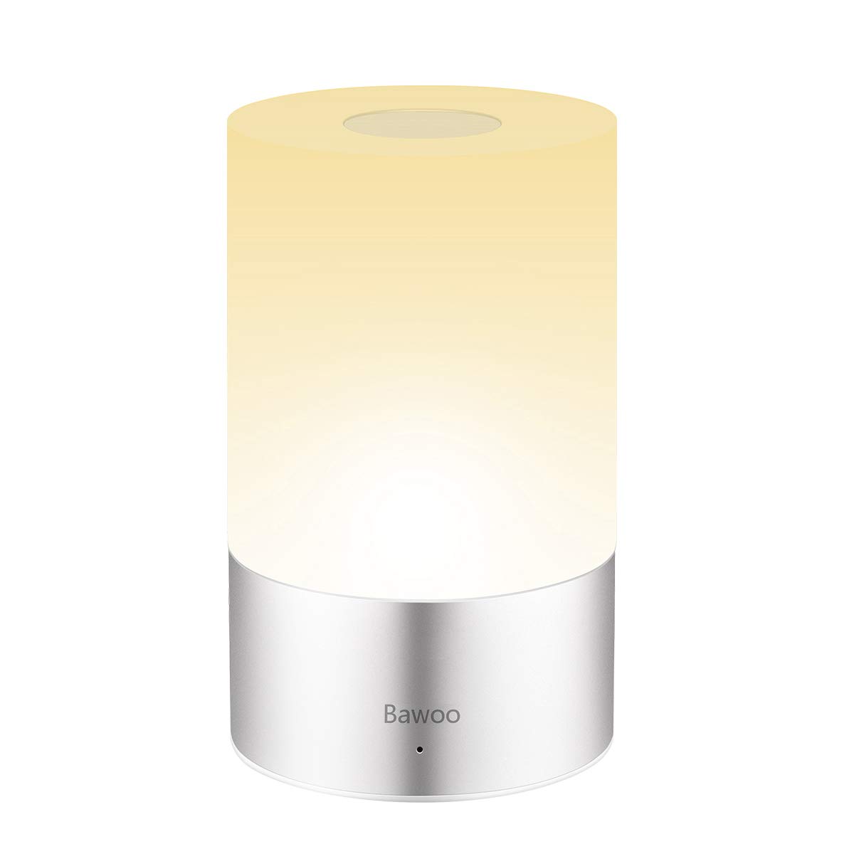 Bedside Lamp LED Dimmable Touch Table Light, Bawoo Portable Battery