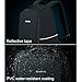 Anti Theft Travel Backpack Business Laptop Backpack Water Resistant College Student Book Bag Black With USB Charging Port For Men & Women By Hanke