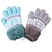 1/2Pairs Kids Boy Girl Warm Winter Gloves Mittens Fleece Lining Snowflake Design
