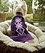 Alemon Argyle Knit Pet Sweaters Clothes for Small Dogs, Classic Purple Medium M Size