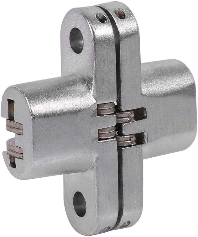 Zinc Alloy Hidden Hinge Invisible Folding Door Concealed Cross Hidden Hinges for Furniture Hardware Folding Door(43.7mm) - Image 4