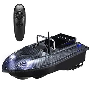 Walory Bateau À Appâts De Pêche – Télécommande Sans Fil Chargeur De Pêche Smart Appâts Bateau De Pêche Jouet Rc Bateau De Pêche Pour Adultes Débutants 540 Yards Distance Gamme (prise Européenne)