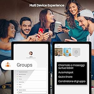 Samsung Galaxy Tab A7 Tablet, Display 10.4" TFT, 32GB Espandibili fino a 1TB, RAM 3GB, Batteria 7.040 mAh, WiFi, Android 10, Fotocamera posteriore 8 MP, Dark Gray [Versione Italiana] - immagine 7