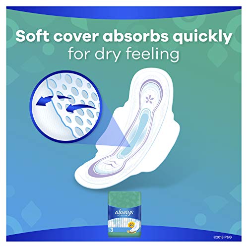 image for Always Ultra Thin Feminine Pads for Women, Size 3, Extra Long, Super A