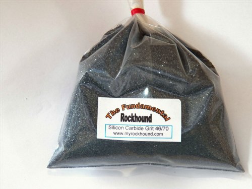 Fundamental Rockhound Products: 2 lb 46/70 Extra Coarse GRIT for rock tumbling polishing Silicon Carbide
