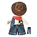 Mikayoo Pet Dog Cat Halloween Costumes,The Cowboy for Party Christmas Special Events Costume,West Cowboy Uniform with Hat,Funny Pet Cowboy Outfit Clothing for Dog cat(L) Blue
