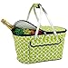 Picnic at Ascot Patented Insulated Folding Picnic Basket Cooler- Designed & Quality Approved in the USA