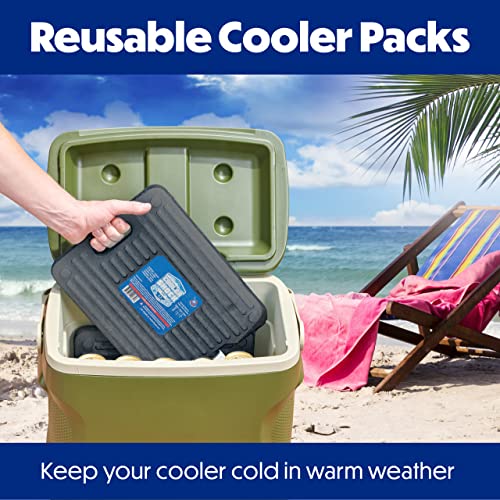 Cooler Shock Ice Packs for Cooler, Reusable, Premium, Large Ice Pack