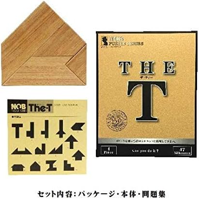 Amazon 銘木nobパズル The T 木製パズル おもちゃ