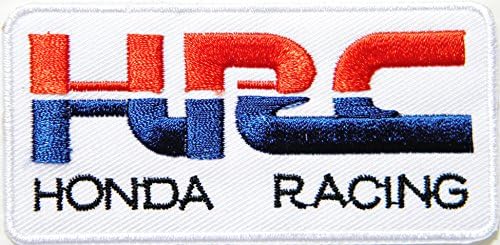 HONDA RACING HRC Motorsport Motorcycle Motocross Logo Sign Biker Racing Patch Iron on Applique Embroidered T shirt Jacket Costume BY SURAPAN