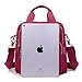 TianHengYi Girls Multifunction Water Resistant Nylon Top Handle Handbag Crossbody Satchel Purse Backpack Black