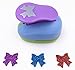 TECH-P® Creative Life(2CM-2.5CM) Multi-Pattern Hand Press Album Cards Paper Craft Punch,Card Scrapbooking Engraving Kid Cut DIY Handmade Hole Puncher. (Bow)