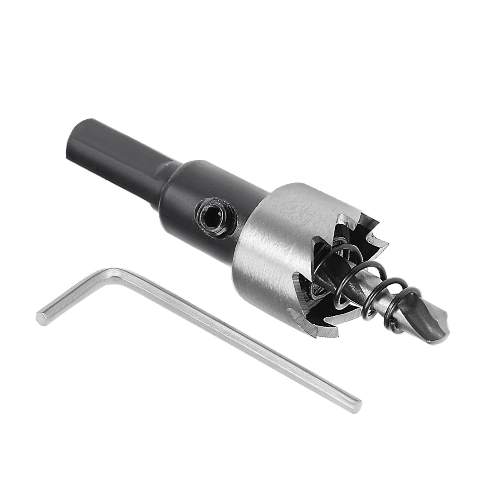 Kozelo 1pcs Hole Saw - [18mm] HSS (High Speed Steel) 4341 Drill Bit Hole Cutter for Stainless Steel Aluminum Metal Wood Plastic Use, Triangular Shank