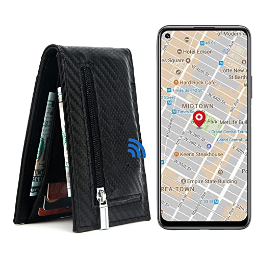 Trackable Bluetooth Wallet for Men Minimalist Slim