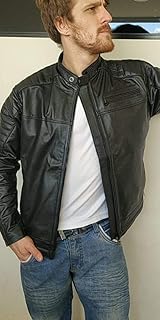 jaqueta couro riffel prime marrom