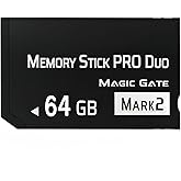 HSANYIUR High-Speed 64GB Memory Stick Pro Duo Mark2 - for PSP and Camera Memory Cards
