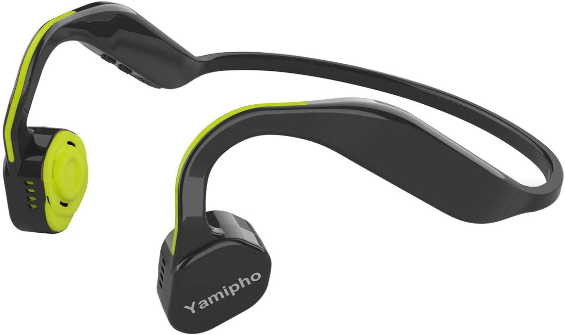 Bone Conduction Headphones Yamipho Open-Ear Wireless Bluetooth 5.0 Headphones (Yellow)