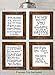 Winnie the Pooh Quotes and Sayings - Set of Four Photos (8x10) Unframed - Makes a Great Gift Under $20 for Nursery Rooms, Boy's Room or Girl's Room Decor