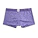 Gocheaper, Men's Soft Underwears Pouch Thongs G String Sexy Briefs Shorts Bikini Boys Pants (L, Purple #2)