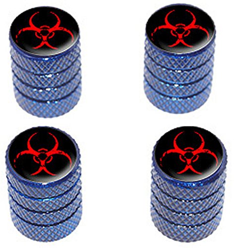 Buy (4 Count) Cool and Custom “Diamond Etching Red Biohazard Symbol Top ...