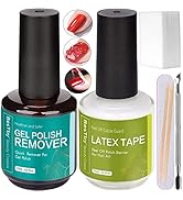 BesTby Gel Nail Polish Remover - Easy and Quick Gel Polish Remover, Nail Polish Remover for Remov...