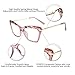 FEISEDY Cat Eye Glasses Frame Crystal Non Prescription Eyewear Women B2440