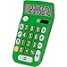 Office + Style 8 Digit Dual Powered Calculator with Large LCD Display, Green (Pack of 6)