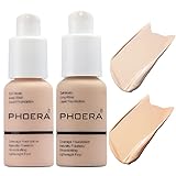 2 Pack PHOERA Foundation 101# Porcelain and