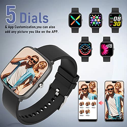 HuaWise Smart Watch for Android Phones and iOS Phones Compatible iPhone