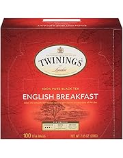Twinings of London English Breakfast Black Tea Bags, 100 Count (Pack of 1)