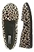Dearfoams Women's Velour Closed Back Slipper, Leopard, Medium / 7-8 B(M) US