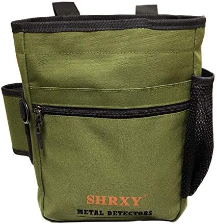 shrxy Metal Detector Finds Bag Multi-Purpose Digger 12 Tools Bag for PinPointer Garrett Detector Xp ProPointer Pack Pouch (greeen) - Image 3