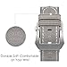 Simpeak Apple Watch Band 38mm, Genuine Leather Replacement iWatch Wristband Sport Strap with Stainless Metal Clasp for Apple Watch Series 3 2 1 Sport and Edition, Grey