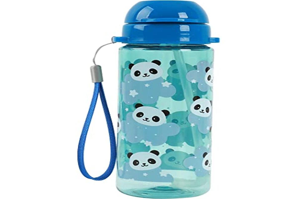 IDRINK® - 400ml Bottle with Straw (PANDA)