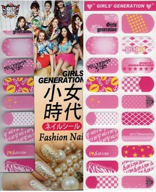 Amazon 少女時代 Fashion Nail ネイルシール シート入 アイドル 芸能人グッズ 通販