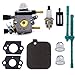 FitBest C1Q-S68 Carburetor Tune-Up Kit for Stihl BG45 BG46 BG55 BG65 BR45C SH55 SH85 Leaf Blower – Replaces Zama C1Q-S64/C1Q-S68 & Includes Gaskets, Primer Bulb, Spark Plug, Fuel Filter and Air Filter