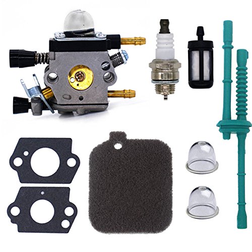 FitBest Carburetor with Tune Up Service Kit Fits Stihl BG45 BG46 BG55 BG65 BR45C SH55 SH85 Blower 4229 1200 606 Carb
