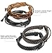 ORAZIO 8PCS Leather Bracelet for Men Womens Braided Rope Bangle Cuff Bracelet,7.5-8.5 Inches Adjustable