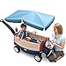 Little Tikes Deluxe Ride and Relax Wagon with Umbrella