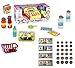 Toy Cash Register For Kids - Pretend Supermarket Toy for Boys or Girls - Cashier Toy with Working Mic, Scanner & Calculator - Play Money Cash and Coins and more. BONUS: Toy Wallet