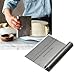 Luxrmoon Stainless Steel Smoother Edge, Pizza Dough Scraper Cutter, Kitchen Flour Pastry Icecream Cake Tool CS-15, 15