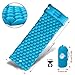 Legit Camping Sleeping Pad Camping Mat The Most Comfortable Sleeping Mat - Rolls Up Tight - Air Support Cells Transform Your Camping Mattress and Camping Pad - Best Outdoor Sleep (Light Blue)