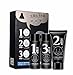 Blackhead Removal LuckyFine Face Nose Mask Blackhead Acne Removal Activated Carbon 3 Steps Set