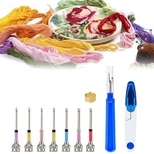 5 Embroidery+Needles+Scissors+Stitching+Beginner