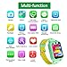 Kid Smart Watch GPS Tracker Wrist Phone Game Watch for Kids Child Boys Girls SOS anti-lost Alarm Remote Monitor with SIM Card Compatible for iOS Android Touch Screen Birthday Gifts (Green)